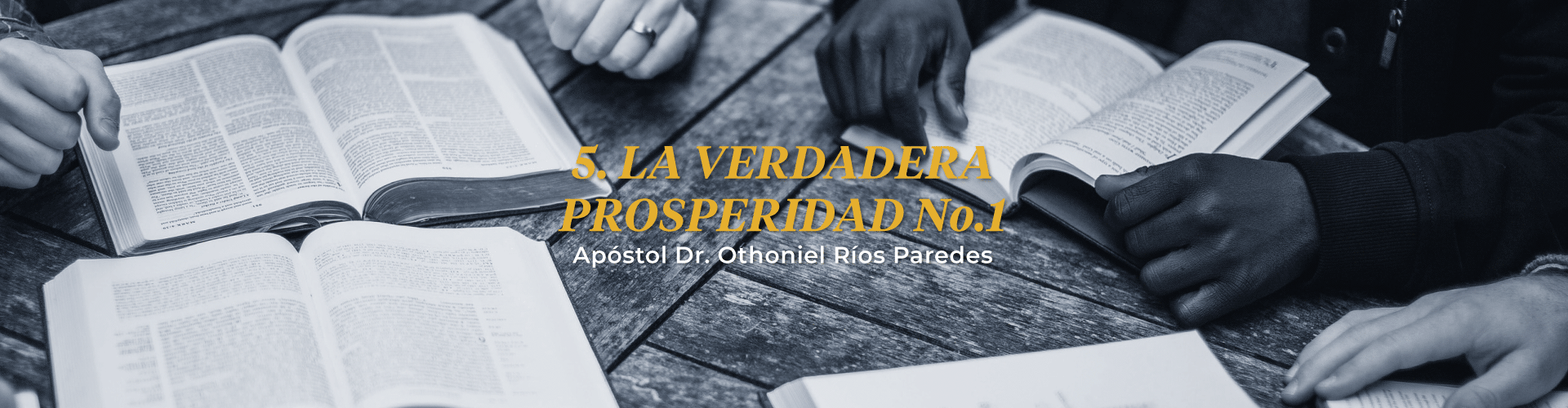 La Verdadera Prosperidad, No.1